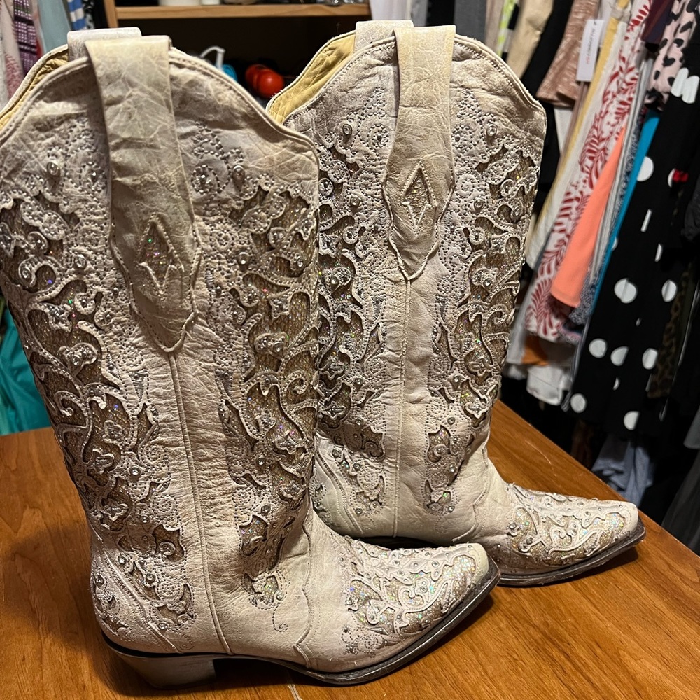 Sparkly Corral cowboy boots